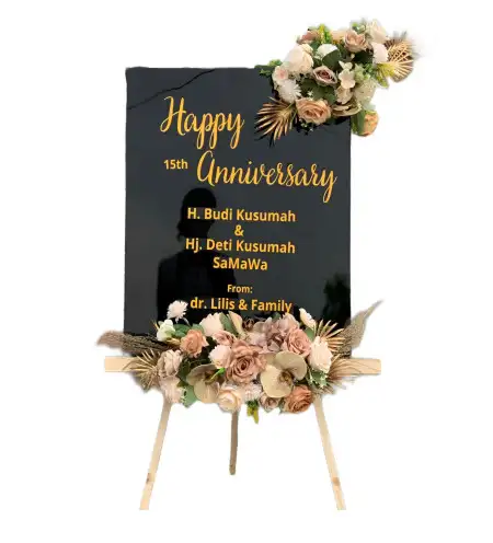 Papan Bunga Akrilik Ungkal